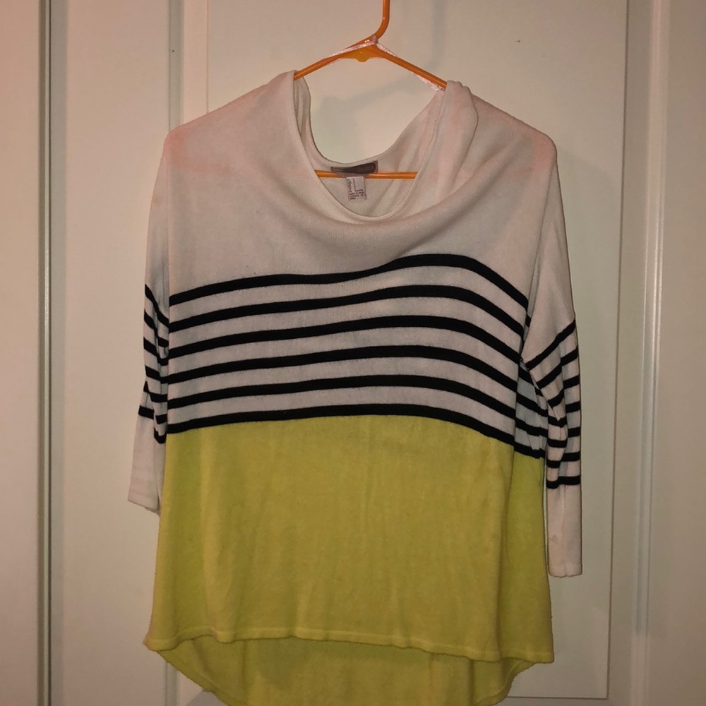 Striped 3/4 sleeve